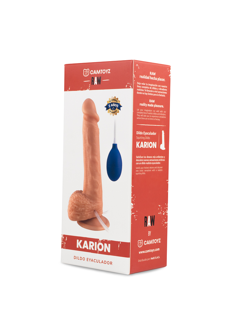 Dildo Realista Eyaculador Karion Raw 4