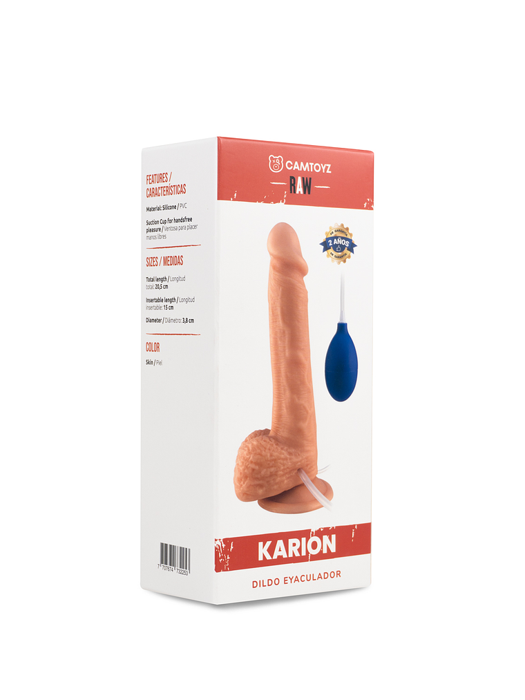 Dildo Realista Eyaculador Karion Raw 5