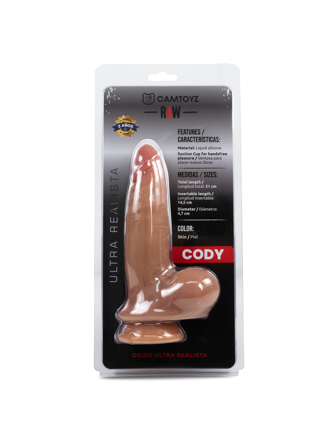 Dildo Ultra Realista Cody Raw 4