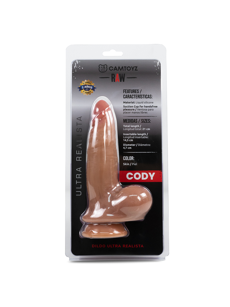 Dildo Ultra Realista Cody Raw 4