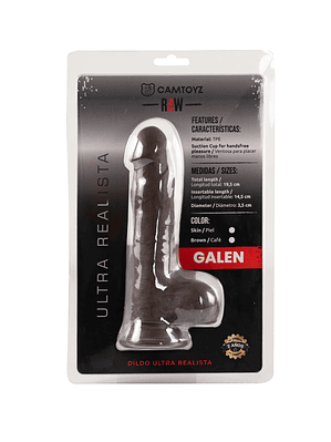 Dildo Ultra Realista Galen Cafe