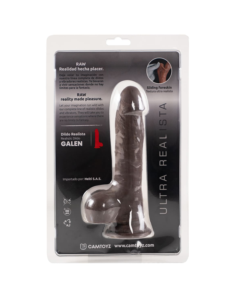 Dildo Ultra Realista Galen Cafe 5