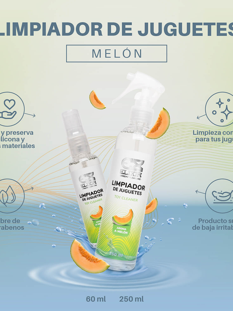 Limpiador Juguetes Melon 120 ml Elixir 2