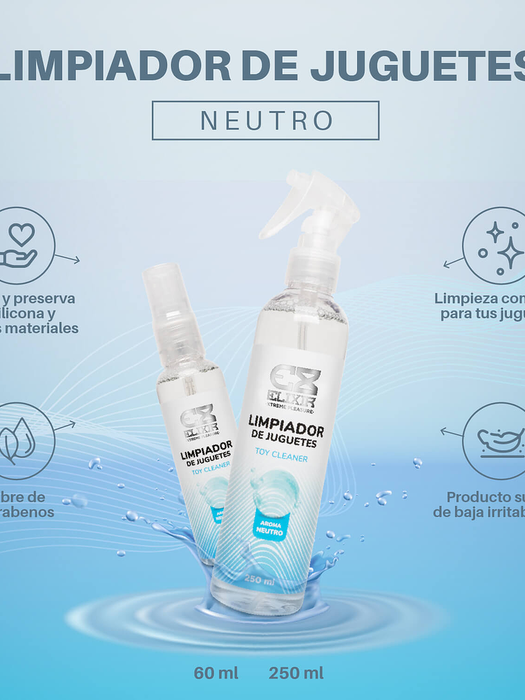 Limpiador Juguetes Neutro 120 ml Elixir 4