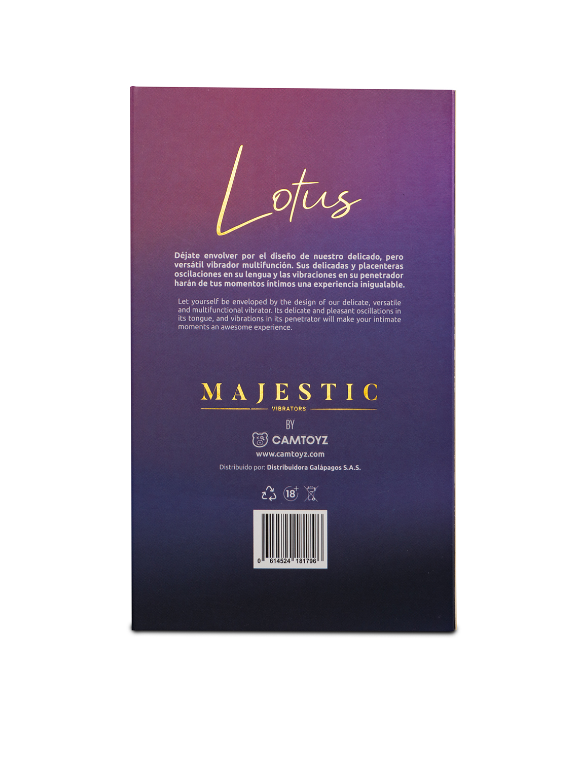 Vibrador con bala Lotus Rojo 2