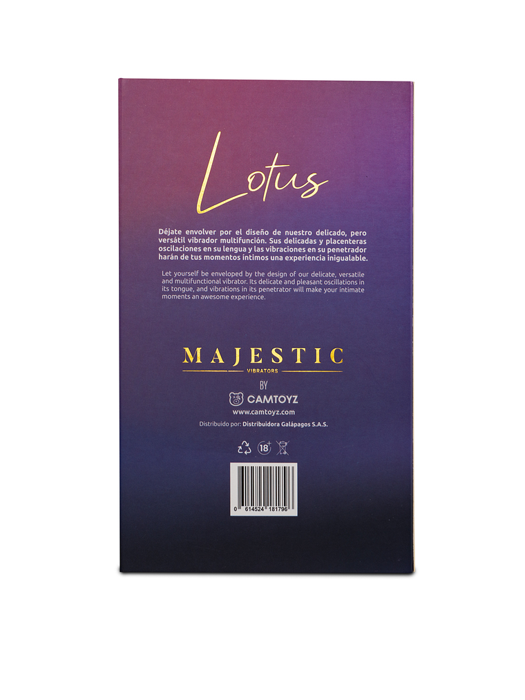 Vibrador con bala Lotus Rojo 2