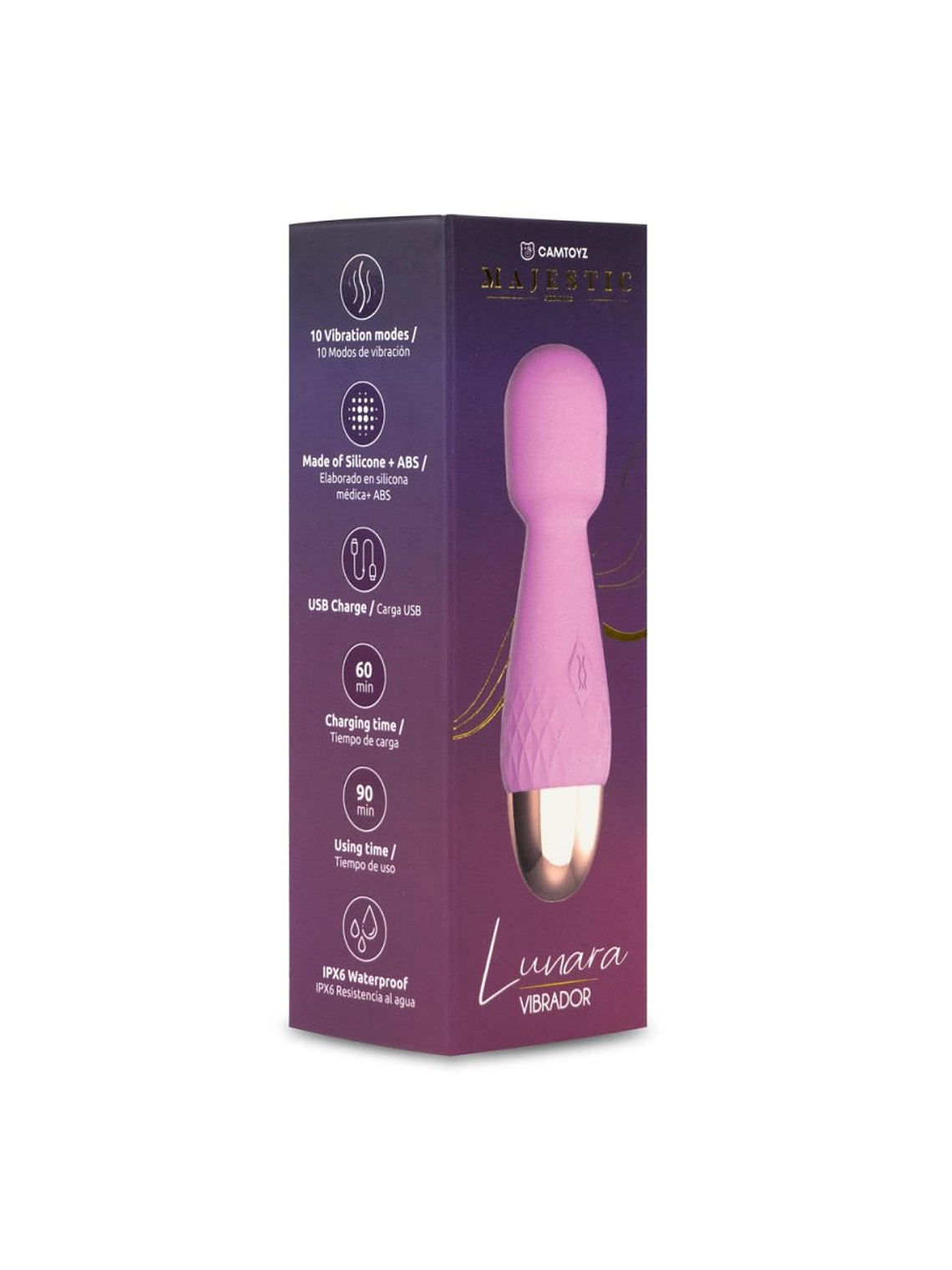 Vibrador Hitachi Lunara Lila Camtoyz 4