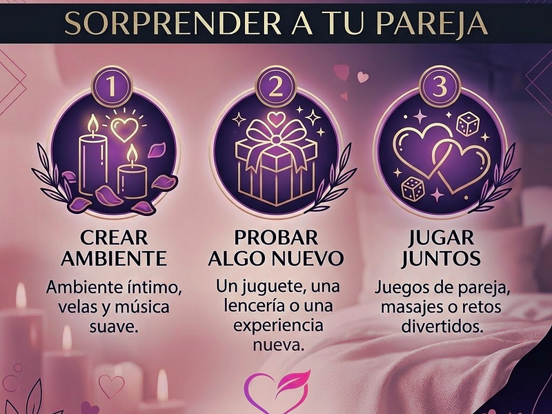 3 formas sencillas de sorprender a tu pareja y salir de la rutina