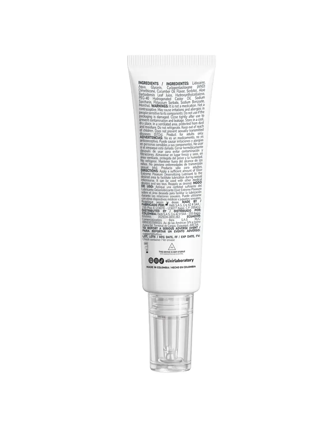 Elixir Anesty 30ml Lubricante íntimo Anal Desensibilizante 3