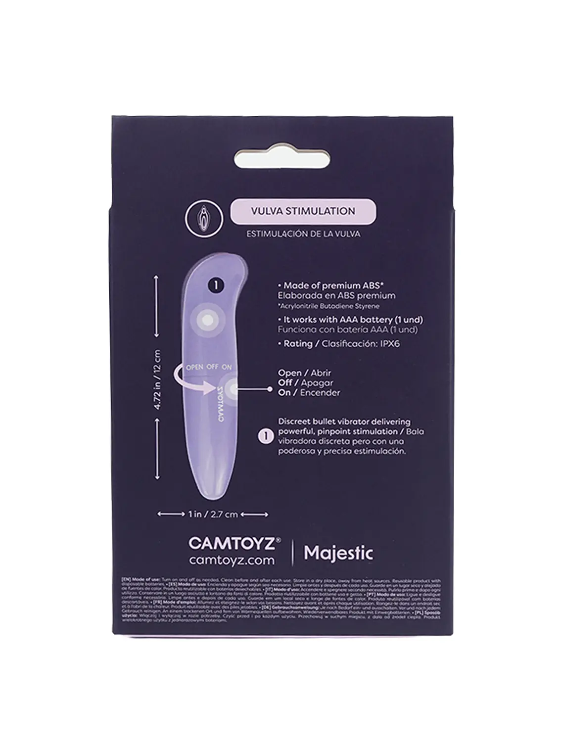 Mini Vibrador Rocco Camtoyz 7
