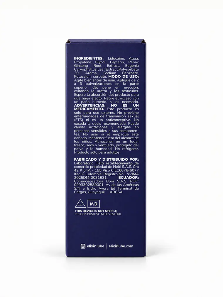 Retardante Masculino Durapro Elixir 3
