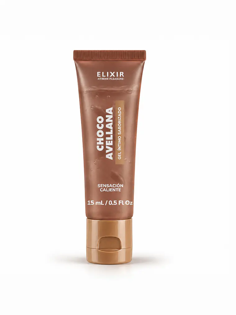 Gel Íntimo Saborizado Choco Avellana Elixir - 15 ML 1