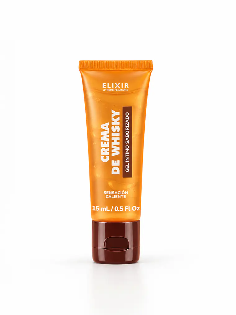 Lubricante Saborizado Crema de Whisky Elixir - 15 ML 1