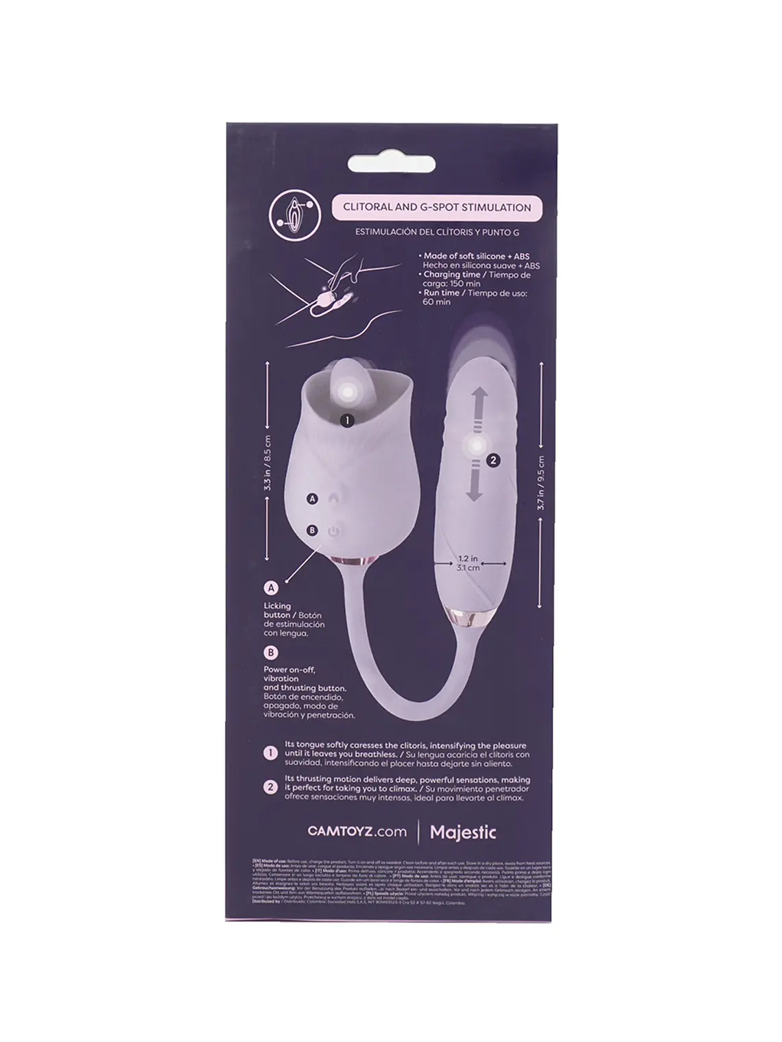 Vibrador con Bala Lotus Camtoyz 5