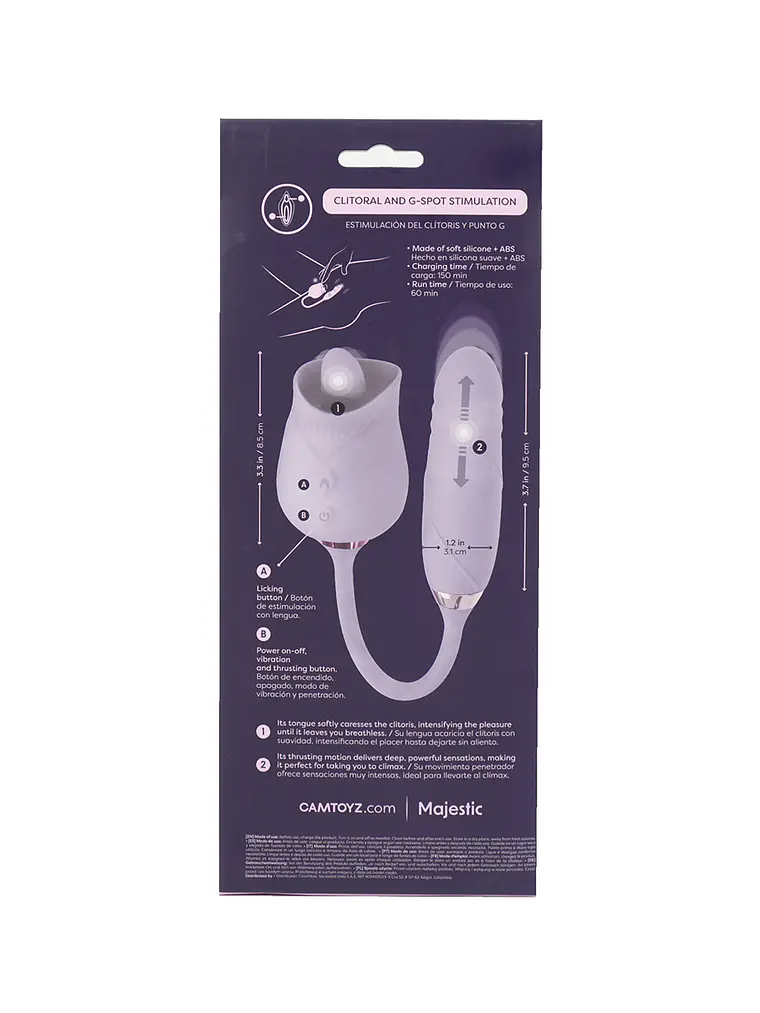 Vibrador con Bala Lotus Camtoyz 5