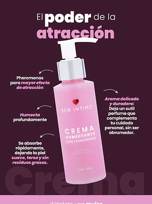 Crema Humectante Con Pheromonas x125m