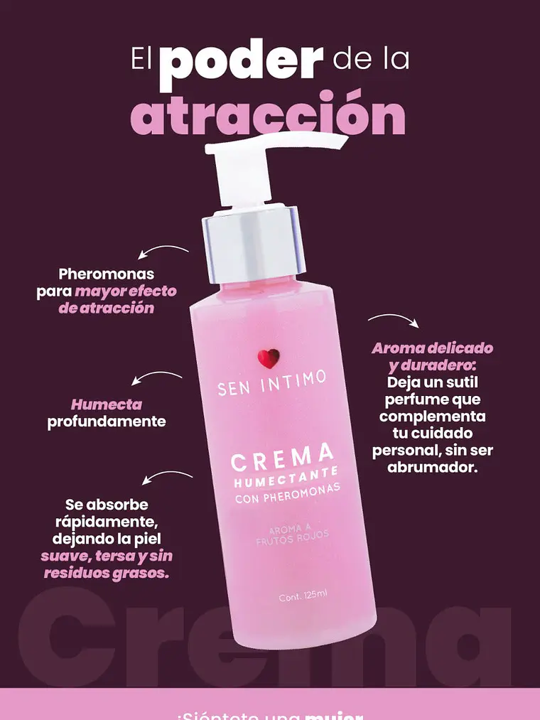 Crema Humectante Con Pheromonas x125m 2
