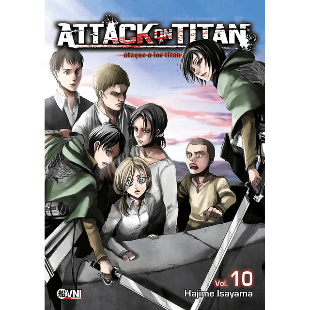 Manga Attack on Titan (Shingeki no Kyojin) Vol. 10