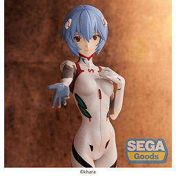 Figura Sega SPM Rebuild of Evangelion - Rei Ayanami (Hand Over/Momentary White)