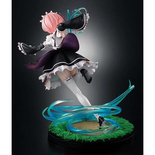 (A PEDIDO) Figura Re:Zero Starting Life in Another World KD Colle - Ram (Battle with Roswaal Ver.) 1/7 Scale Figure