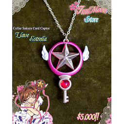Collar Sakura Card Captor - llave estrella