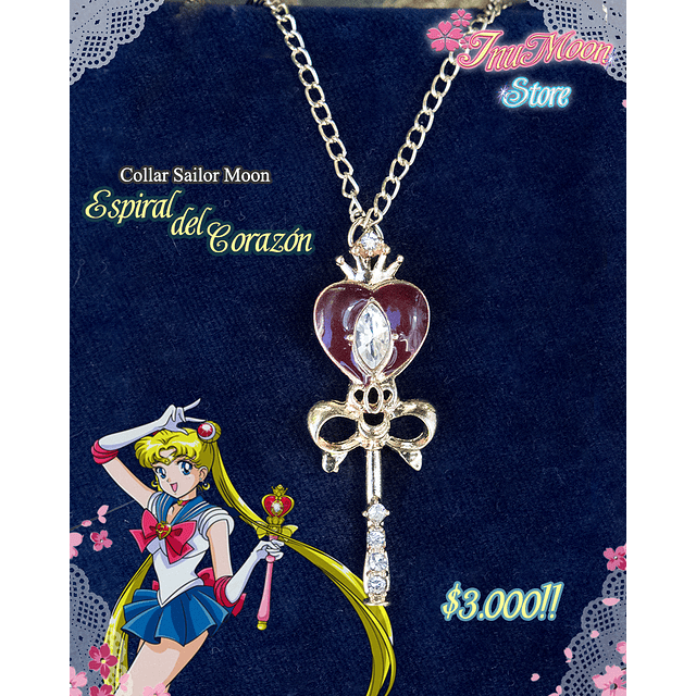 Collar Sailor Moon - Espiral del Corazón