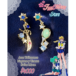 Aros Sailor Moon - Haruka y Michiru talismanes