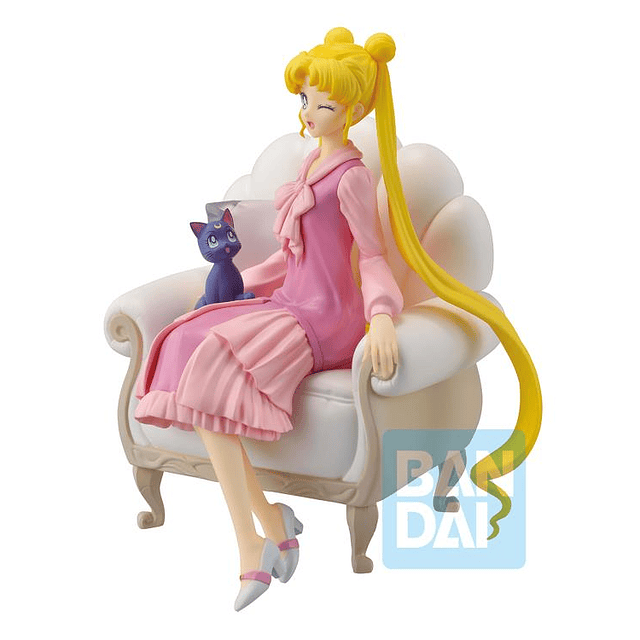 (PRE-VENTA) Figura Ichibansho Sailor Moon Cosmos - Usagi & Luna (Antique Style)