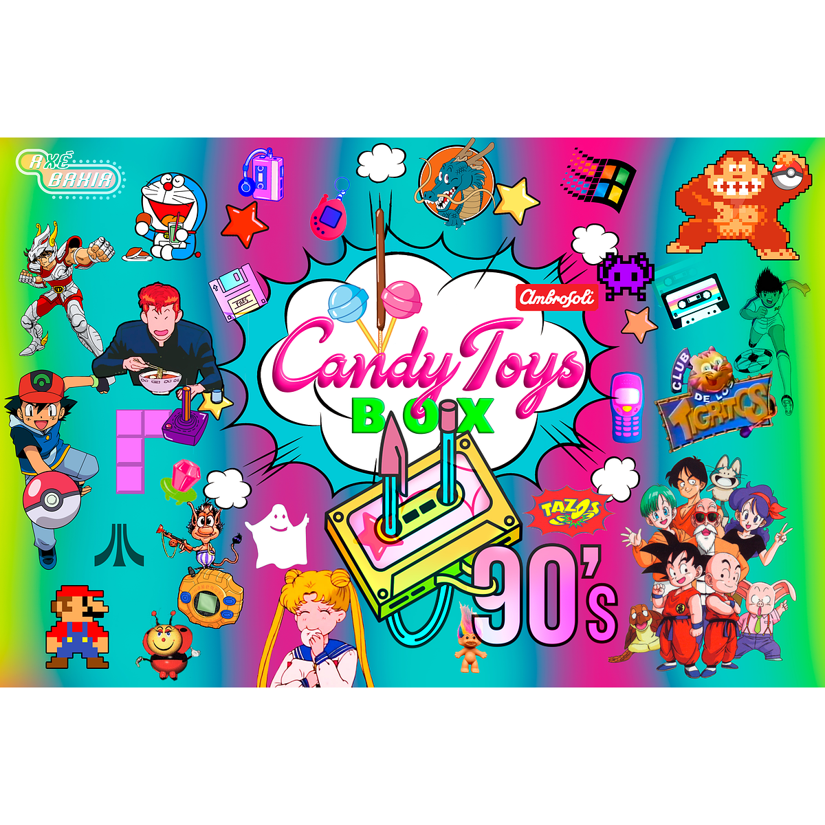 CANDY TOYS BOX 90's SUPER!
