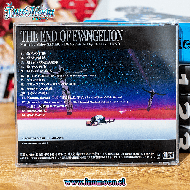 CD Original Soundtrack Evangelion: The End of Evangelion