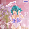 Figura Furyu Vocaloid - BiCute Bunnies - Hatsune Miku White Rabbit (Purple Color Ver.)