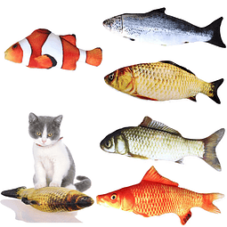 Juguete Pescado con Sensor de Movimiento Perros y Gatos
