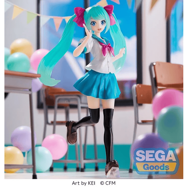 Figura Vocaloid Luminasta Hatsune Miku (16th Anniversary KEI Ver.)