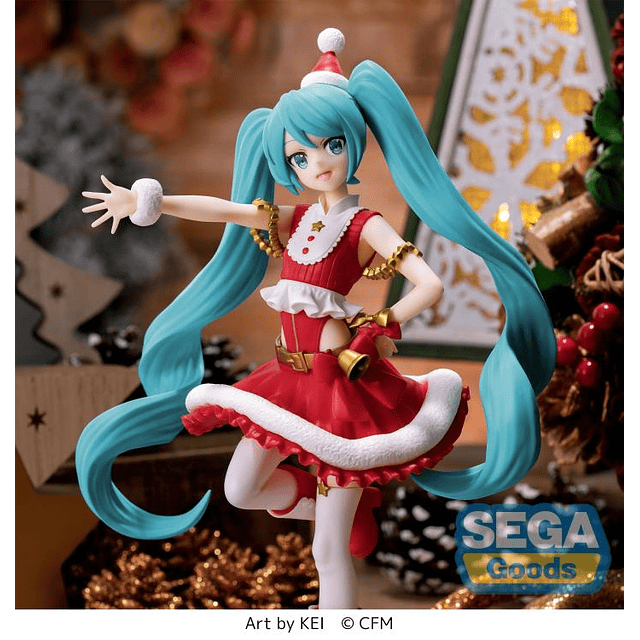 Figura Vocaloid Luminasta Hatsune Miku (Christmas 2023 Ver.)