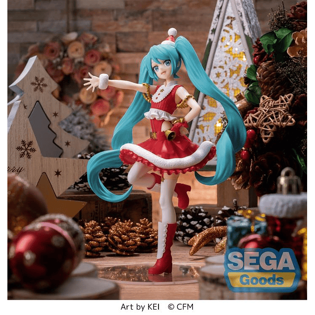 Figura Vocaloid Luminasta Hatsune Miku (Christmas 2023 Ver.)