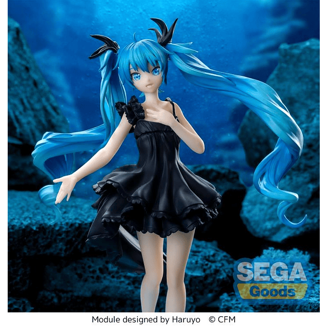 Figura Vocaloid Hatsune Miku: Project DIVA MEGA 39's Luminasta Hatsune Miku (Deep Sea Girl)