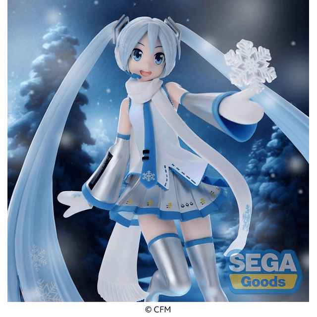 Figura Vocaloid Luminasta Snow Miku (Snow Miku Sky Town Ver.)