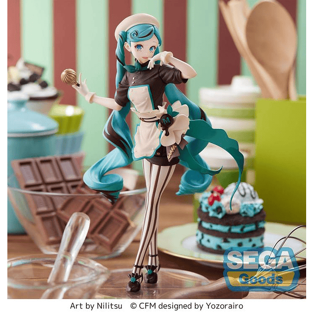 Figura Vocaloid Luminasta Hatsune Miku (Bitter Patissier)