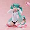 Figura Vocaloid Desktop Cute Miku Hatsune (Nekomimi T-Shirt Ver.)