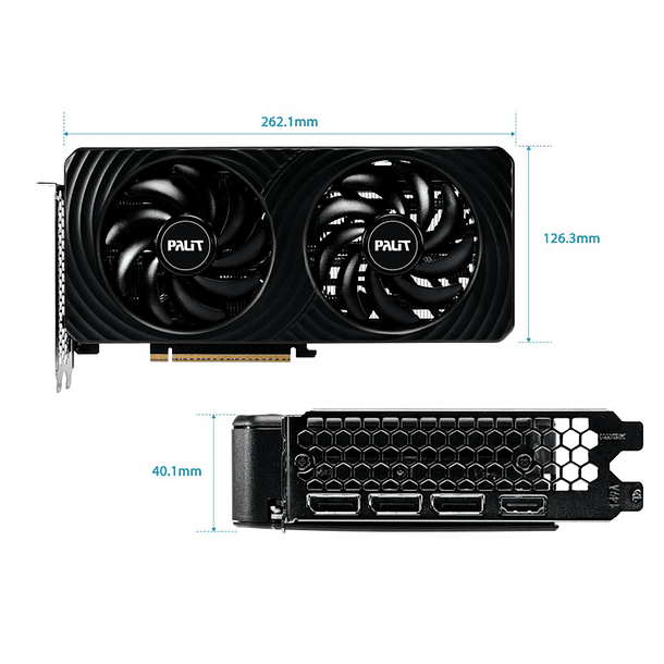 Tarjeta Grafica PALIT NVIDIA® GeForce RTX™ 5060 Ti DUAL 8GB 2