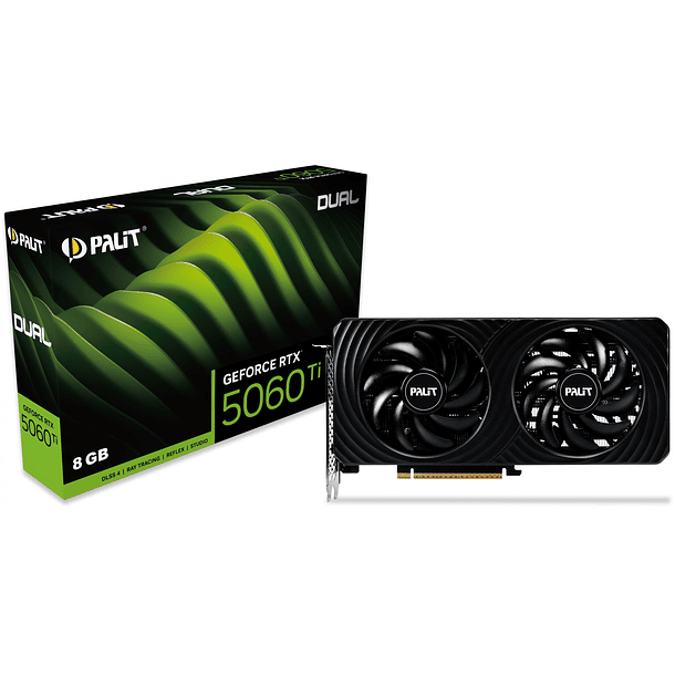 Tarjeta Grafica PALIT NVIDIA® GeForce RTX™ 5060 Ti DUAL 8GB 4