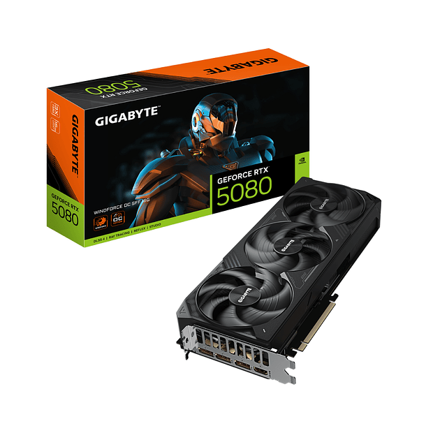 Tarjeta Grafica GIGABYTE NVIDIA® GeForce RTX™ 5080 WINDFORCE OC SFF 16G 1