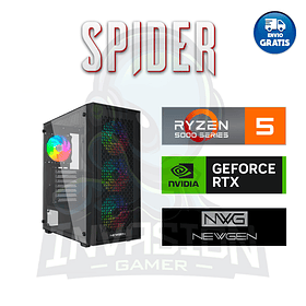 PC Gamer SPIDER, AMD Ryzen 5 5500 / 5600 NVIDIA RTX™ 3050 6G /  RADEON RX 7600 8GB