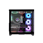 Gabinete NEXUSTECH Paradise Black 4 Ventiladores RGB  3