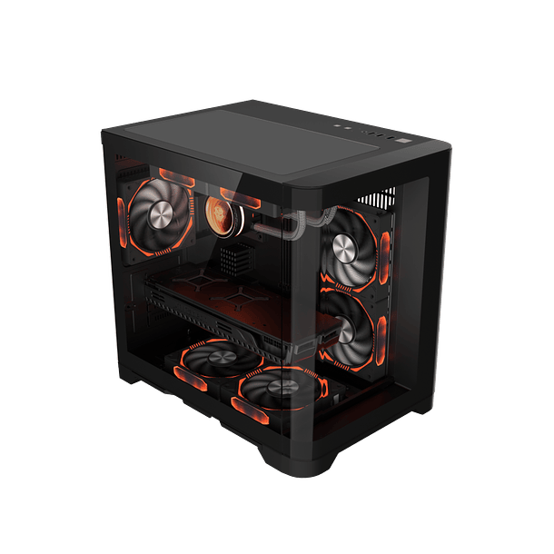 Gabinete NEXUSTECH Berserk Black 3 Ventiladores RGB  2