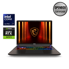Open box Notebook MSI Vector 16 HX AI Intel Core Ultra 7 255HX, GeForce RTX 5070 Ti GDDR7 12GB, 16GB RAM, SSD 1TB M.2 PCIe, Pantalla 16