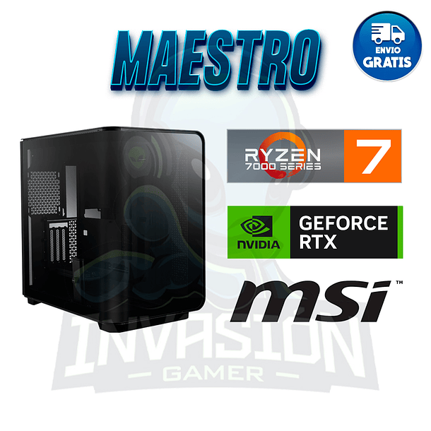 PC Gamer Maestro AMD Ryzen 7 7800X3D + Nvidia RTX 4070 Super 12GB 2
