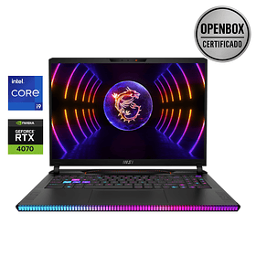 Open box MSI RAIDER 68HX | RTX 4070 | i9-13980HX | 32GB RAM | 16" QHD+ 240hz | SSD 1TB M.2
