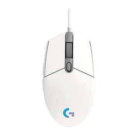 Mouse Gamer Logitech G203 LIGHTSYNC WHITE