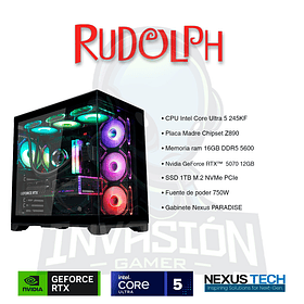PC Gamer RUDOLPH, Intel Core Ultra 5 245KF + NVIDIA RTX™ 5070 12GB
